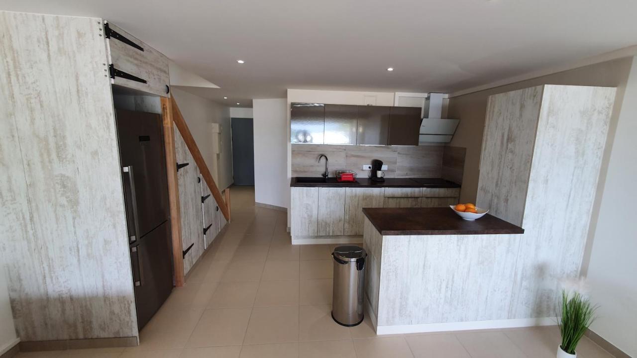 Pinel Superbe Appartement En Residence Vue Mer Cul de Sac Exterior foto