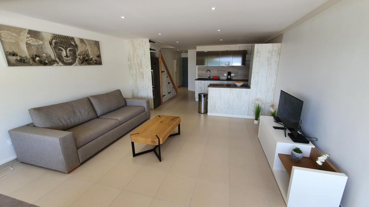Pinel Superbe Appartement En Residence Vue Mer Cul de Sac Exterior foto
